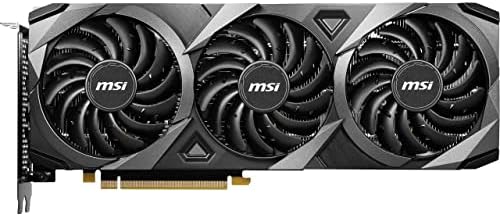 MSI Gaming GeForce RTX 3060 12GB 15 Gbps GDRR6 Boost Clock: 1807 MHz 192-Bit HDMI/DP PCIe 4 Torx Triple Fan Ampere OC Graphics Card (RTX 3060 Ventus 3X 12G OC) by Unknown