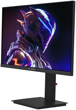 CRUA 24.5" FHD 200Hz Vertical Monitor, Height/Pivot/Swivel/Tilt Adjustable - Image 2