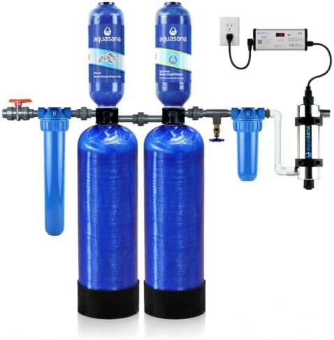 Aquasana Whole House Well Water Filter | 500K-Gallon | UV | WH-Well-CT-UVS by Aquasana