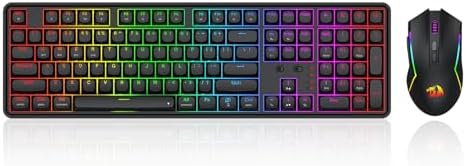 Redragon S163 Combo, K689 PRO Gasket Gaming Keyboard + M693 8000 DPI Mouse by REDRAGON