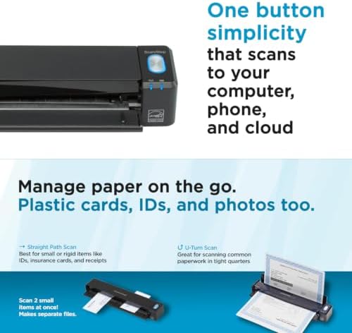 ScanSnap iX100 Wireless Mobile Portable Scanner, Black - Image 3