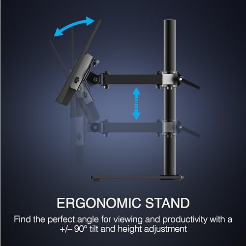 Packard Bell airFrame Workstation - 2X 21 FHD Monitors, VESA Mount Included, 1920x1080, Ultrawide, Tilt Adjust, HDMI/VGA, Slim Bezel, for Home, Office, and Light Gaming - Image 3