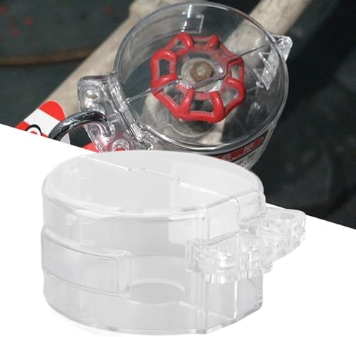 Transparent 4 Hole Protective Valve Handle Lockout Cover for Electrical Isolation - Durable PC Material - Easy Installation for Enhanced Safety - Image 6