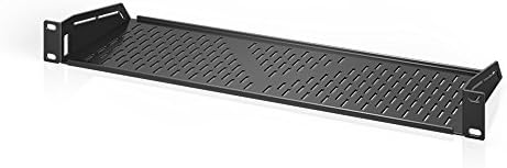 AC Infinity Vented Rack Shelf 1U, 6" Deep for 19" Server & AV Racks by ACInfinity