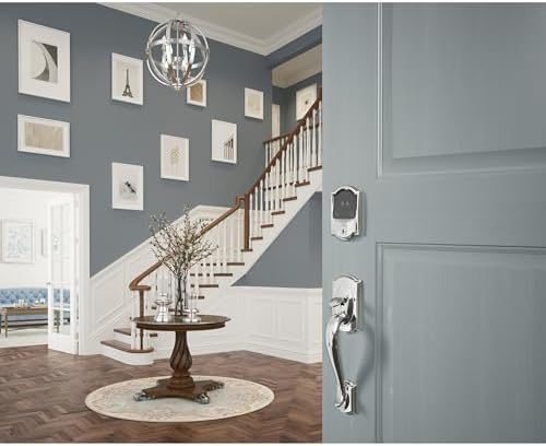 Schlage Encode Plus Smart WiFi Deadbolt Lock, Tap to Unlock, Bright Chrome - Image 6