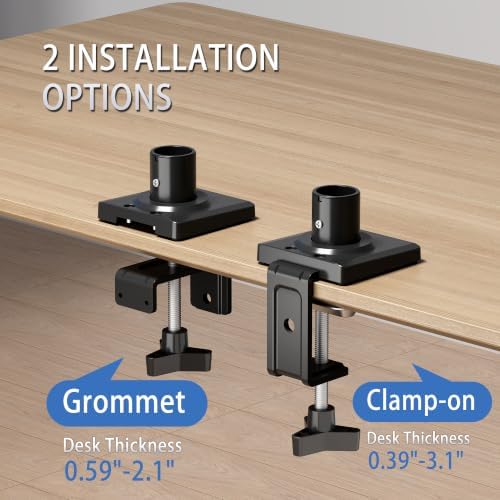 Single Monitor Arm Desk Mount, Mechanical Spring, 17-32 Inch, VESA - Image 6