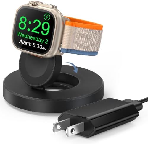 Upgraded for Apple Watch Charger,Portable Magnetic Fast Charging Dock by ZAPOGO