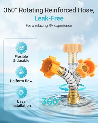 AQUA CREST RV Inline Water Filter, Garden Hose & Camper Water Filter - Image 6