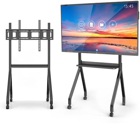 Smart Board Stand,Electronic Interactive White Board with 4K Touchscreen Display Built in UHD Camera Open App Ecosystem Digital Whiteboard for Business Office Classroom Home (for 55-65'') - Image 5