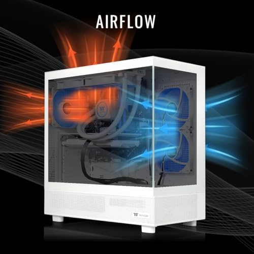 Thermaltake LCGS View 7896XS-270 Gaming Desktop (AMD Ryzen™ 7 7800X3D, ToughRam 32GB DDR5 6000MT/s RGB Memory, AMD Radeon™ RX 9060 XT 16GB, 1TB NVMe M.2, WiFi, Windows 11) V27S-B65K-96X-LCS - Image 3