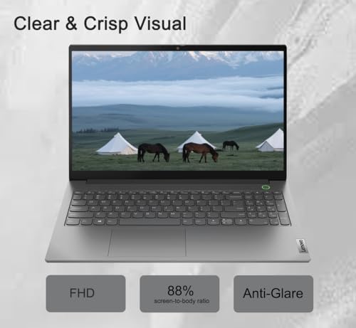 Lenovo ThinkBook 15 Gen 4 Business Laptop (15.6" FHD Anti-Glare, 16GB RAM, 512GB SSD, AMD Ryzen 7 5825U (> Intel i7-1165G7)) Fingerprint, FHD Webcam w/Shutter, Ethernet, Win 11 Pro (Renewed) - Image 3