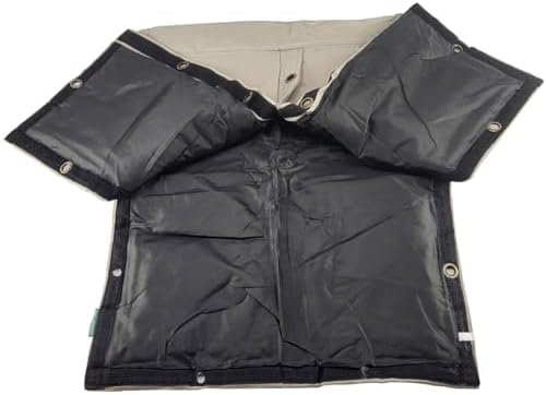 The Original Pipe Insulation Cover (5˚F) Winter Pipe Insulation (UV-Coated),Pump Cover, Sprinkler Irrigation Valve Cover, Backflow Preventer Freeze Protection (17W X 24H 4-Way) by PipeWarmers