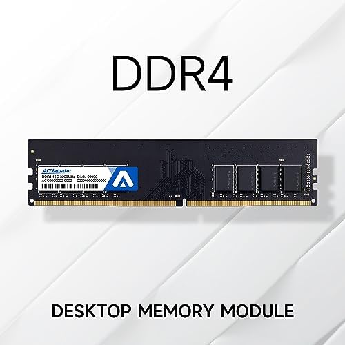 DDR4 RAM 32GB (2x16GB) 3200MHz PC4-25600 CL18 1.35V 288-pin Desktop PC Memory Module Compatible with Intel XMP and AMD Ryzen Acclamator - Image 5