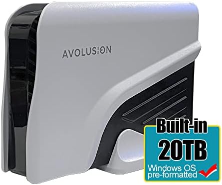 Avolusion PRO-Z Series 20TB USB 3.0 External Hard Drive for WindowsOS Desktop PC/Laptop (White) (Renewed) - Image 2