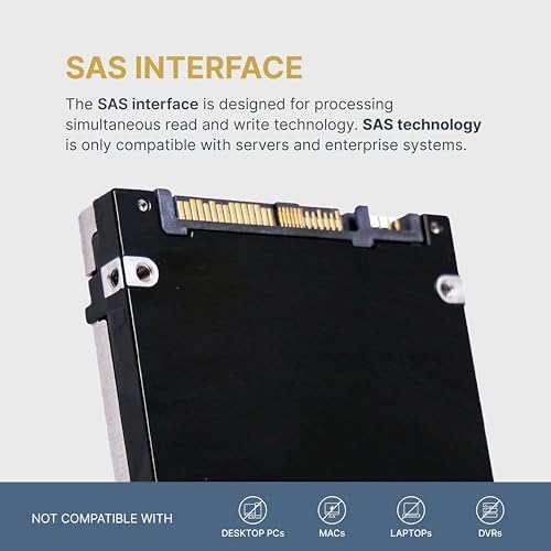 Dell 3.84TB SAS 12Gb/s 3D TLC Hybrid 3.5in Enterprise PowerEdge Read Intensive SSD for R440 R750 R450 T150 R470 T560 T40 R250 R740 R640 0N85XX G16 (Renewed) - Image 2
