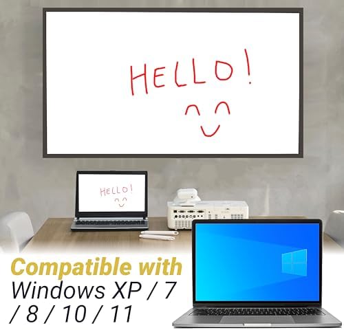 Interactive Whiteboard System -Smart Whiteboard with Electronic Pen, Compatible with Long Focus Projection, for Home Office Classroom and Presentation, Only for Windows - Image 6
