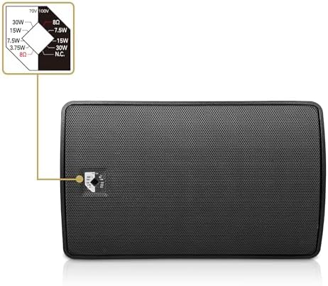 Sound Town Commercial Restaurant Bluetooth Amplifier + Surface-Mount Speaker Set, with One 6-Zone 70V/100V Amplifier with Bluetooth, 12 x 6.5-Inch Surface-Mount Speakers, Black (PAC360X12TV6B) - Image 5