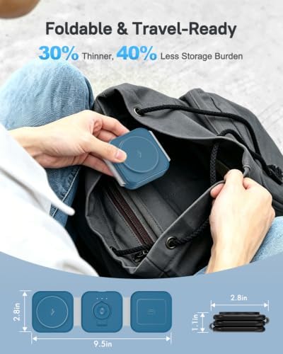 3 in 1 Foldable Travel Wireless Charger for Apple Multi Device - Image 4