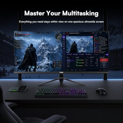 34 Inch Ultrawide Curved Gaming Monitor WQHD(2560 x1440) 165Hz, 1500R - Image 6