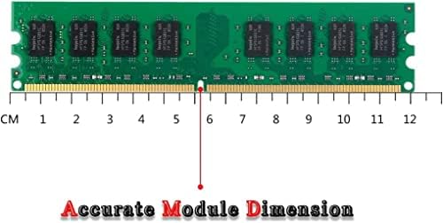 4G DDR2 667MHhz 2x2G PC2 5300 Udimm Desktop Memory Ram, DDR2-667U PC2-5300 2GB 1.8V CL5 240-pin 2Rx8 Non-ECC Unbuffered Desktop Computer RAM Memory Modules - Image 2