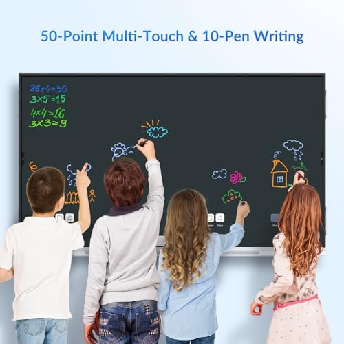 75 Inch 4K Smart Board, Google EDLA-Certified Interactive Whiteboard - Image 5