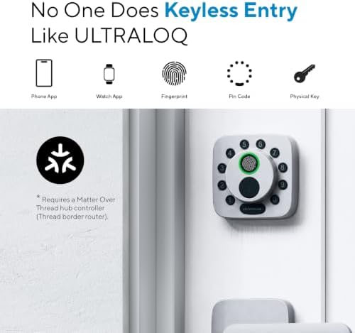 ULTRALOQ Bolt SE Smart Lock,Built-in WiFi,Matter Over Thread,Remote Access - Image 2