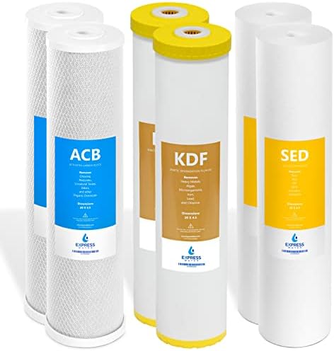Express Water Whole House Water Filter, Heavy Metal, 3 Stage, 2-Year Set by ExpressWater