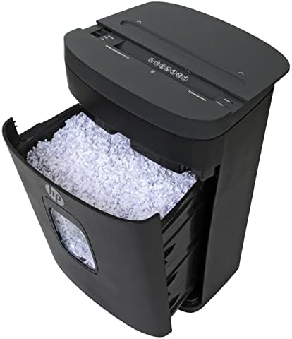 HP - Micro Cut Paper Shredder, 12-Sheet with Slide Top for Office - Image 4
