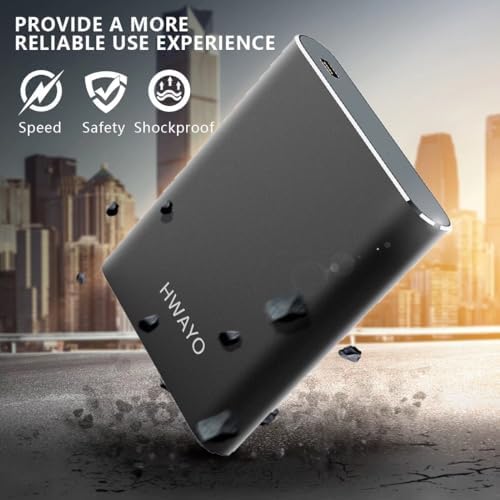 HWAYO 1.5TB Portable External Hard Drive USB3.1 Type C Ultra Slim 2.5'' HDD - Image 6