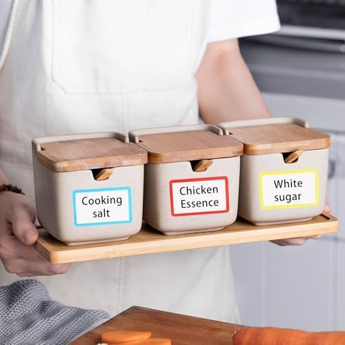 Colorful Blank Name Tag Labels Self-Adhesive Paper Stickers, 150 Roll - Image 5