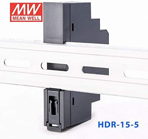 MEAN WELL HDR-15-5 Ultra Slim Step-Shape 1SU DIN Rail Power Supply, 5V 2.4A 12W - Image 5