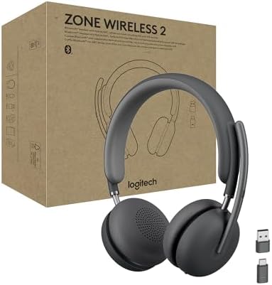 Logitech Zone Wireless 2 for Business Premium Headset - Teams by Unknown
