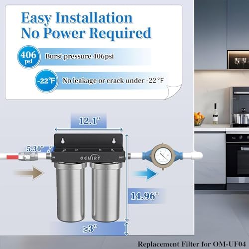 Replacement Cartridge for Whole House Water Filter OM-UF04, 1 Pack - Image 5