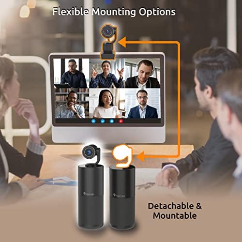 TOUCAN Conference HD Video Conference System, 1080P HD Camera, Speakerphone with 4 Microphones, Plug and Play USB Conference Camera for Zoom, Teams, Google Meet, Office and Home Office - Image 3
