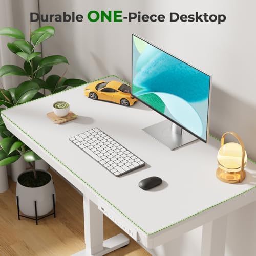 35" Electric Standing Desk with Drawer, 4 Lockable Wheels - Image 6