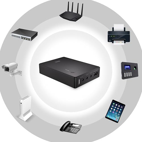 Mini UPS Battery Backup for Router, Modem, Security Camera - Image 2