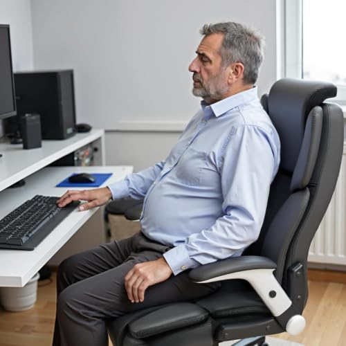 Big and Tall Office Chair, Heavy Duty Computer Desk Chair for Heavy People - Image 2