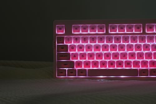 ZORNHER ZH980 Foundation Mechanical Keyboard,95% Pink Creamy Keyboard with Number Pad,Cute Jelly MOA Profile Keycaps,Creamy Sounding Linear Switches,Hot-Swappable,RGB Backlit - Image 5