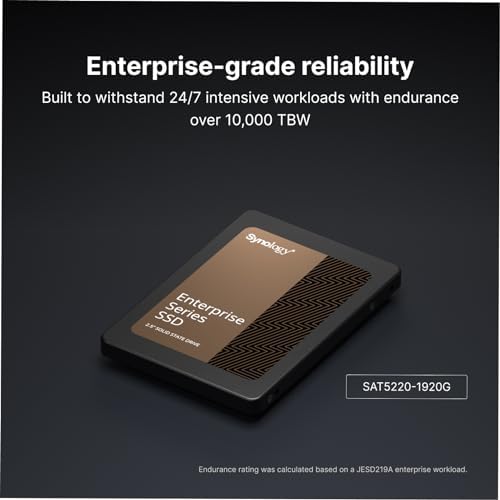 Synology SAT5220 Enterprise 2.5" SATA SSD 1920GB (SAT5220-1920G) - Image 2