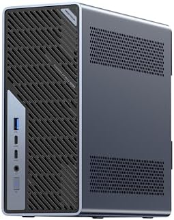 MINISFORUM MS-02 Ultra Workstation Core Ultra 9 285HX(24C/24T) 32GB RAM 1TB SSD Mini PC, HDMI|USB4|2xUSB4 V2 Output, 4xDDR5 SODIMM Slot, 4xSSD Slot, 2x25G SFP+, 1x10G RJ45, 1x2.5G RJ45 Port, WiFi7 PC by MINISFORUM