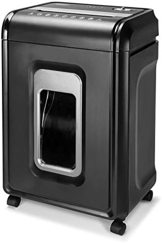 Aurora AU1880XA Heavy Duty Anti-Jam 18-Sheet Crosscut Shredder/60 Min Run Time/ 7-Gallon Pullout Basket and Casters by Aurora