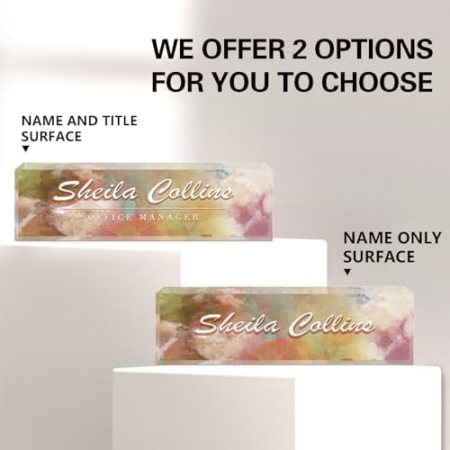 Custom Name Plate for Desk, Employee Appreciation Gifts, Office Decor - Image 2