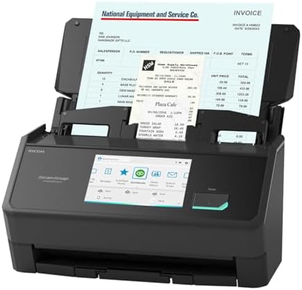 ScanSnap iX2500 Receipt Edition Wireless or USB High-Speed Scanner, Black by ScanSnap