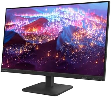 Lenovo L27-4e Monitor - 27" Flat IPS FullHD Display - 100Hz Refresh Rate - 4ms Response Time - HDMI 1.4 - VGA - Tilt Stand - Raven Black - Image 5