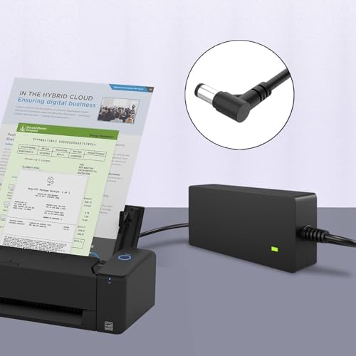 19V Power Cord for ScanSnap iX1300 Compact Wireless or USB Double-Sided Color Document, Photo & Receipt Scanner Adapter P3805A PA03805-B105 PA03805-B001 B005 PA03805-K962 - Image 3
