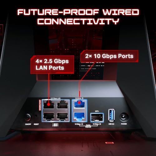 TP-Link Tri-Band BE19000 Wi-Fi 7 Gaming Router (Archer GE800) - Image 3