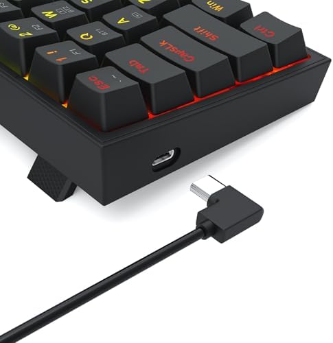 Redragon S144 Combo, K617 PRO 60% Wireless Gaming Keyboard + 7200 DPI Mouse - Image 4