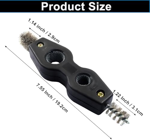 Hitefu 4-in-1 Copper Pipe Cleaner, Black - Image 3