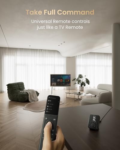 SwitchBot Universal Remote Control with Hub 3, Multi-use Smart Remote with Customize App, Control 25 IR/Bluetooth Devices and 10 Scenes, Compatible with TV/AC/SwitchBot BLE Devices - Image 2