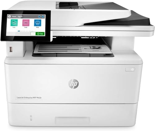 HP LaserJet Enterprise MFP M430f (Renewed Premium) by Unknown